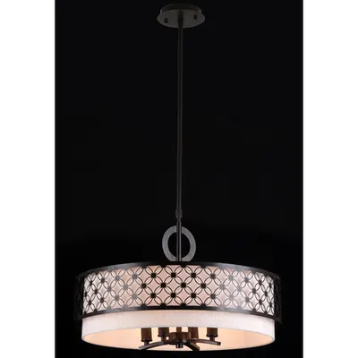 Lampa suspendata House Venera,4 x E14, 230V, D.55cm,H.33 cm,Maro inchis