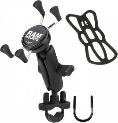 Suport telefon gps universal, Ram Mounts, X-Grip, U-Bolt, pentru ATV UTV, culoare negru