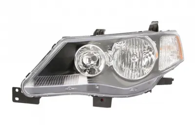 Far fata stanga (HB3 HB4, electric, cu motor, culoare interior: negru, culoare semnalizator: alb) potrivit MITSUBISHI OUTLANDER II