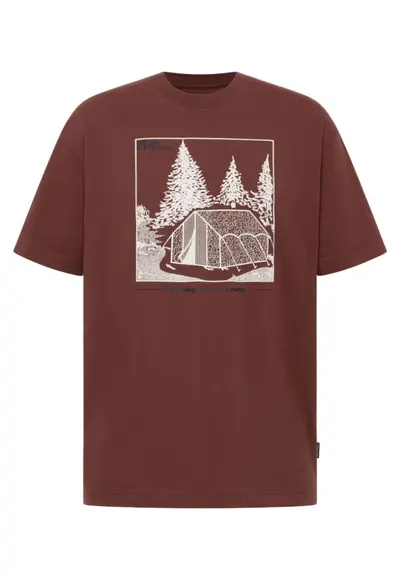 Tricou barbati Freeroamer SS 2025 - Maro