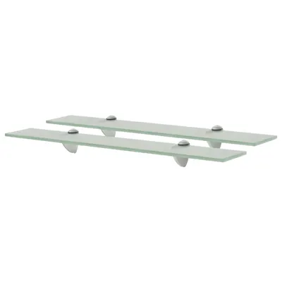 vidaXL Rafturi suspendate, 2 buc., 60 x 20 cm, sticlă, 8 mm