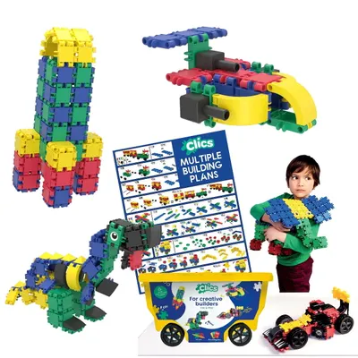 Set de construcție 15 în 1 cu 377 de piese