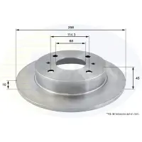 Disc frana COMLINE ADC0217