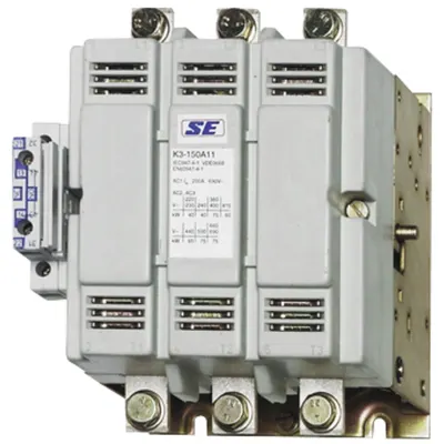 Contactor, 3pole,250kW/450A AC3 600A AC1, 2NO+2NC, 230VACDC