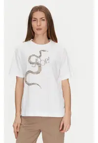 Tricou dama - 305183101 - Bumbac - Alb - Alb