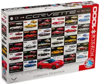 Puzzle Eurographics din 1000 de piese - Dezvoltarea automobilelor Chevrolet