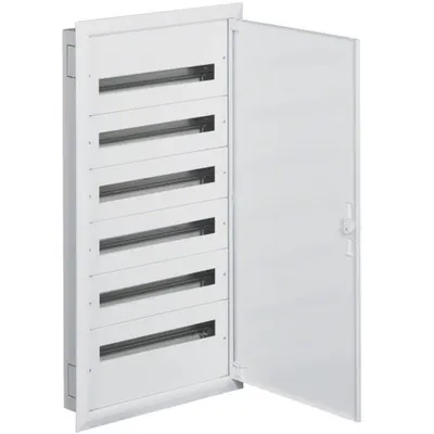 Tablou electric incastrat 144 module (6x24), usa opaca Hager FW624F
