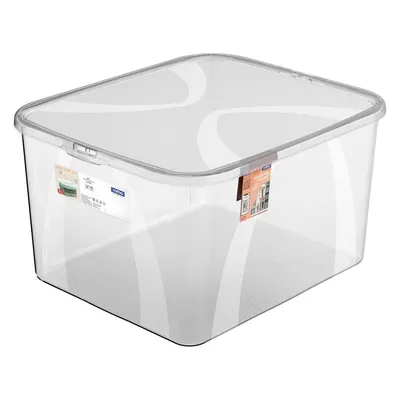 Cutie de depozitare din plastic cu capac 25 l Lona - Rotho