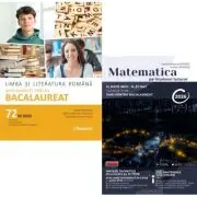 Pachet Bacalaureat 2026. Limba si literatura romana 72 teste complete si Matematica pe intelesul tuturor M-mate-info, M-stiintele naturii