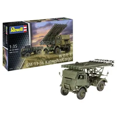 Macheta militara lansator rachete bm1316 on w.o.t. 8 chassis