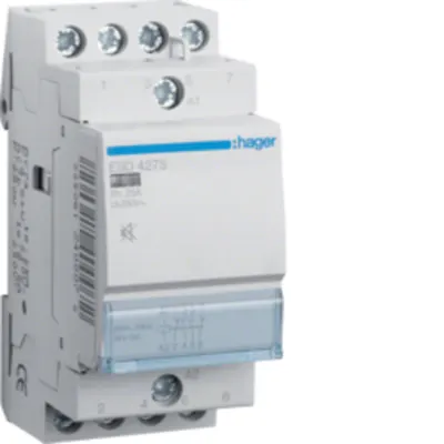 Contactor silentios 25A, 2ND+2NI, 24V