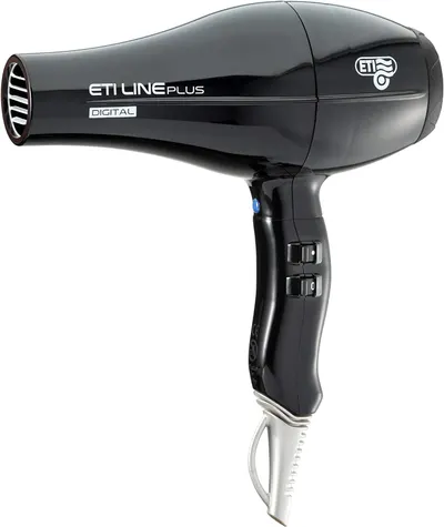Uscător de păr profesional ETI - Line Digital Plus, 2500W, negru