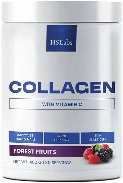 Colagen cu vitamina C, fructe de pădure, 400 g, HS Labs