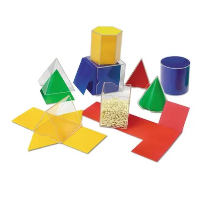 Set educativ 16 piese - Forme Geometrice Pliabile