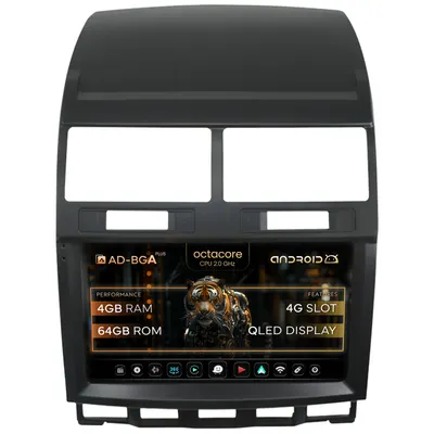 Navigatie Volkswagen Touareg (2002-2011), Android, A-Octacore 4GB RAM + 64GB ROM, 9 Inch - AD-BGA9004+AD-BGRKIT050