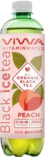 Ceai rece organic, piersică, 600 ml, Viwa