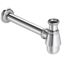 Sifon bideu Roca A506401814, universal, G 1 1/4 inch, 300 mm, Crom
