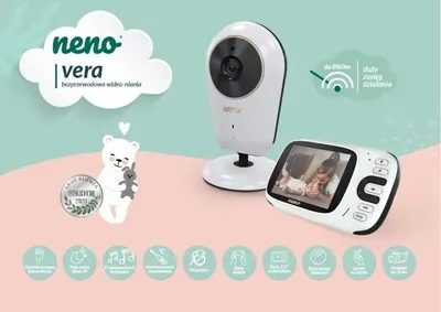 Monitor pentru copii Neno Vera cu receptor wireless