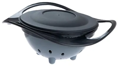 Bol pentru hrănire cu rotație de 360° BabyJem - Gri