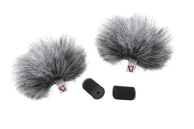 Rycote protectie blana gri pentru lavaliera dubla - Default Title