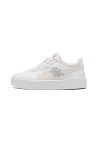 Pantofi sport Carina 3.0 cu broderie florala - Alb/Piersica/Verde pal/Albastru pal