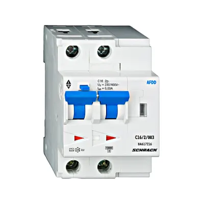 Dispozitiv AFDD protectie incendiu cauzat de arc electric 16A 10Ka Bipolar combinat cu diferential 30ma