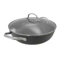 Cratita din Fonta Tip Fagure, Capac Sticla, Capacitate 4.5 l, Diametru 30 cm