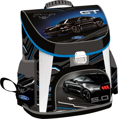 Ghiozdan ergonomic pentru școală Lizzy Card Ford Black