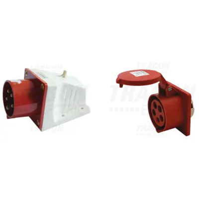 Pachet Conectare Industriala Sigura: Fisa Aparenta si Priza Incorporabila TICS 16A 400V