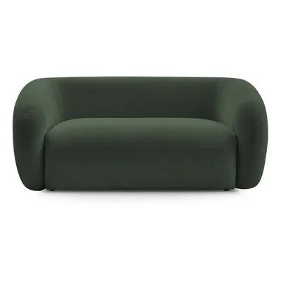Canapea verde cu tapițerie din chenille 160 cm Celine – Bobochic Paris