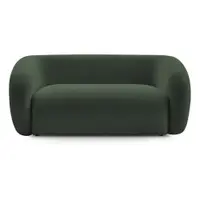 Canapea verde cu tapițerie din chenille 160 cm Celine – Bobochic Paris