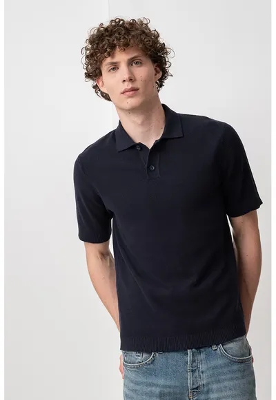 Tricou polo din bumbac Stony - Albastru ultramarin