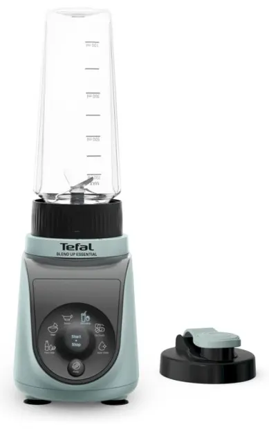 Blender Tefal - Blend Up Essential, 0.6 l, 6 trepte, 800W, Eucalyptus