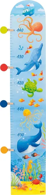 Diagramă de măsurare a înălțimii Goki - Domnul Balenă și Oceanul