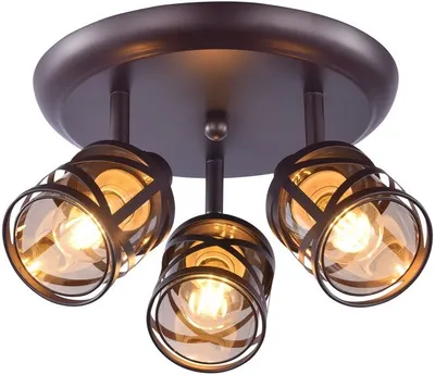 Spot triplu Rabalux - Oberon 5337, IP20, E14, 3 x 40W, 230V, maro