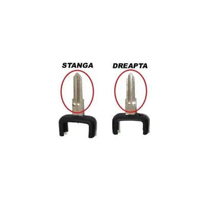 Lama carcasa telecomanda compatibila Opel, tip stanga, Cod: 3337A-STANGA
