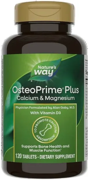 OsteoPrime Plus Calcium & Magnesium, 120 tablete, Nature's Way