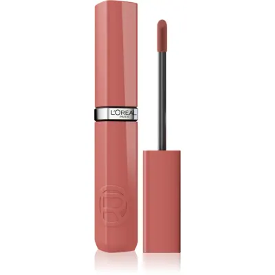 L’Oréal Paris Infaillible Laque Resistance Ruj de buze lichid, de lunga durata ofera hidratare si stralucire culoare 213 Smoked Rose 4.3 ml