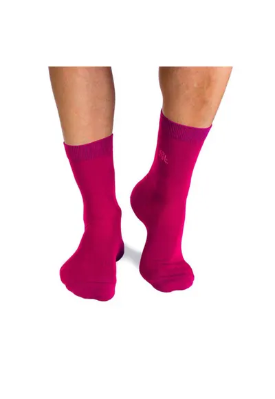 Sosete bumbac organic 98% COTTON RICH Fuchsia