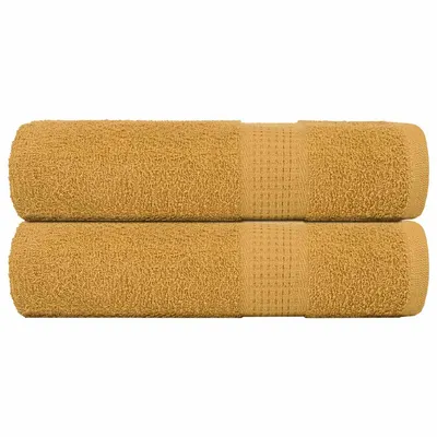Gossi prosoape de dus 2 buc aur 70x140 cm 360 g/m2 100% bumbac