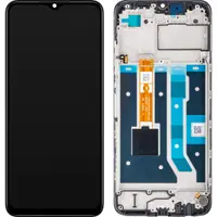 Display cu Touchscreen Oppo A17, cu Rama, Negru, Service Pack 4130358