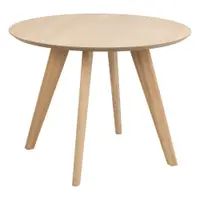Masă de dining rotundă cu blat cu aspect de lemn de stejar ø 100 cm Townsville – Actona
