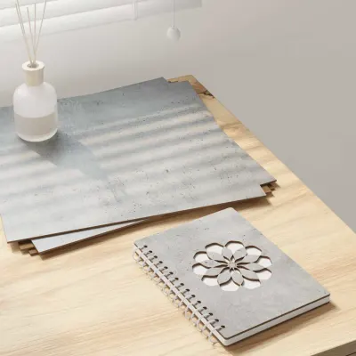 vidaXL Panouri de decor 50 buc. Gri din beton 30 x 30 x 0,27 cm