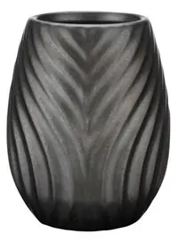 Pahar pentru periuțe de dinți Wenko - Idro, Ø6.5 x 10.5 cm, antracit
