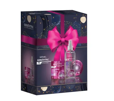 Gerovital Set pentru cadou H3 Evolution: Crema antirid intens hidratanta SPF10, 50 ml si Apa micelara cu acid hialuronic, 150 ml