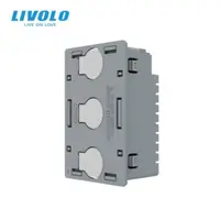 Modul intrerupator triplu, standard italian, control telecomanda RF, 3M