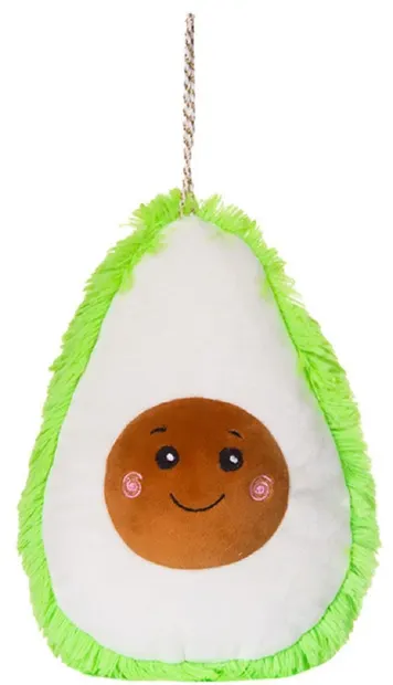Jucarie de plus Fluffii - Bebe avocado, alb