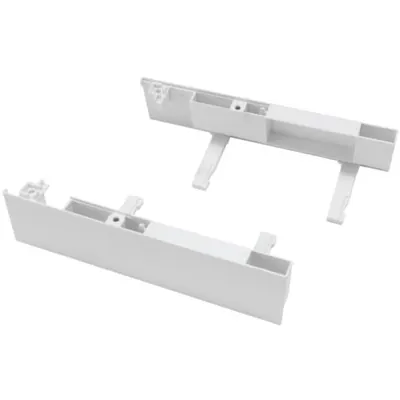 Conector Panel Frontal Idealbox Slim, H172 mm, Finisaj Alb