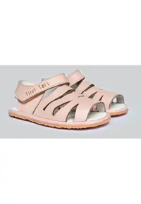 Sandale Barefoot din piele naturala - Taylla - Roz - Roz
