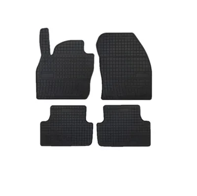 Set covorase auto din cauciuc Vw T-Cross 2018- prezent, presuri FROGUM, Negru